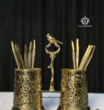 Brass bird cutlery holder - Image 2
