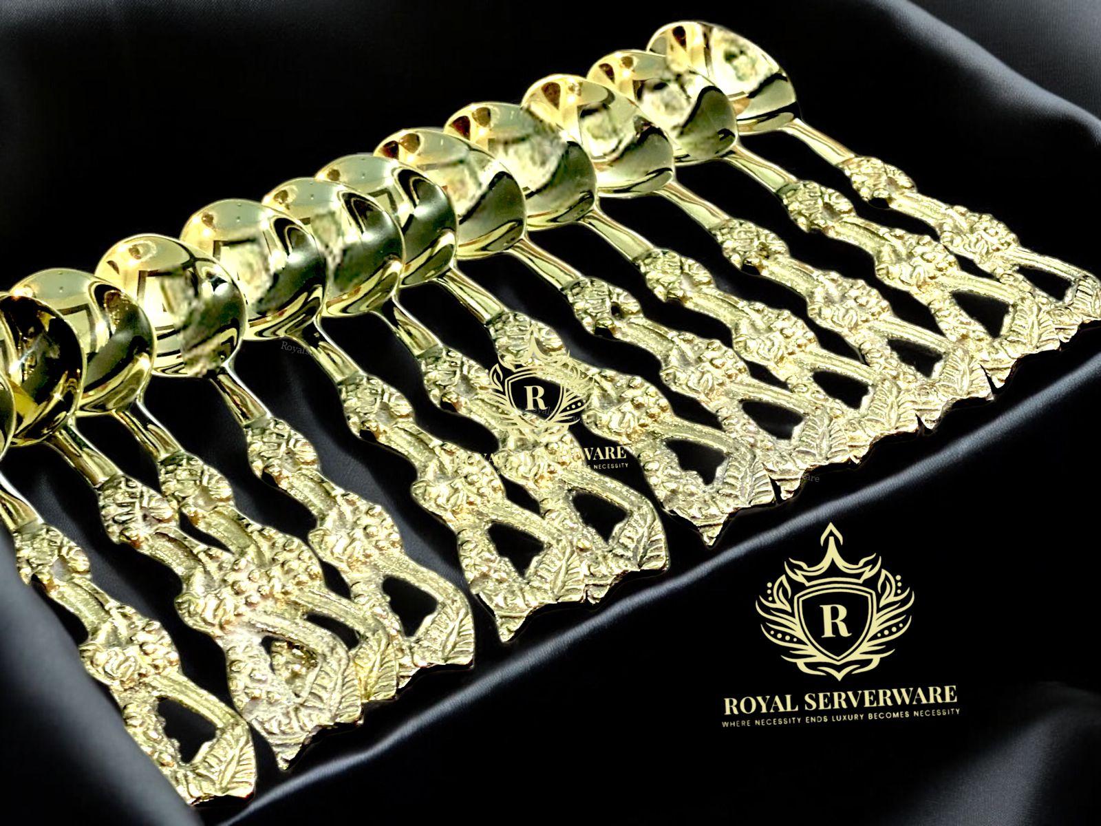 Brass cutlery set2 Brass Cutlery Set - Image 1