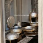 Silver  Brass Copper set