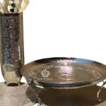 Silver Brass Thal Style Platter - Image 2