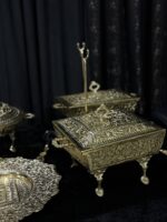 Square cutwork dish brass - Image 5