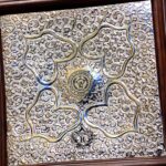 Brass square tray 10x10