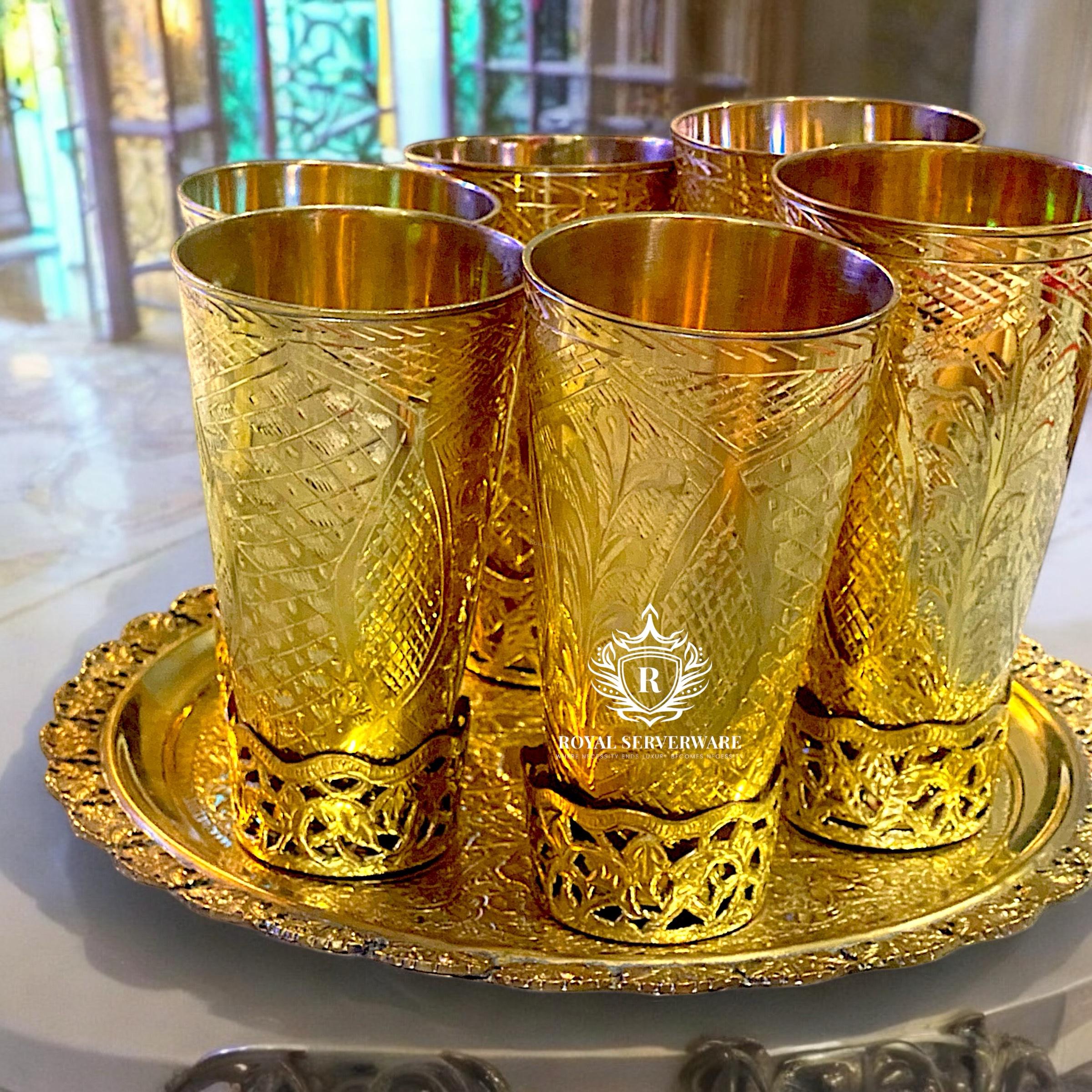 img_6570 Brass glass caddy - Image 1