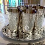 Brass glass caddy - Image 2