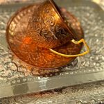 Copper cup & saucer set - Image 3