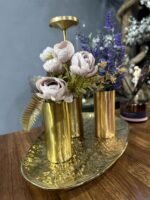 Charming little brass vase - Image 3