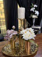 Charming little brass vase - Image 2