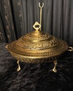 Round “Nuran” dish brass - Image 3
