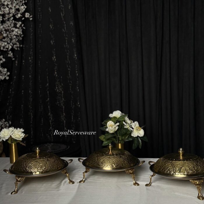 Brass serving tawa 10” - Image 2
