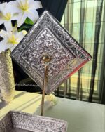 Square cutwork dish silver - Image 3