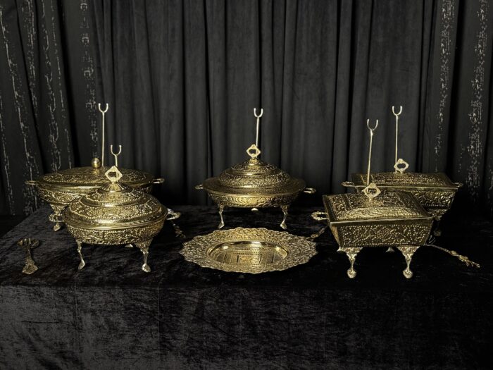 6 pcs cutwork dish set - Image 1