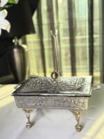 Rectangular cutwork dish silver - Image 4