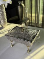 Rectangular cutwork dish silver - Image 3