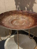 Turkish platter brown gold - Image 2
