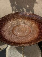 Turkish platter brown gold