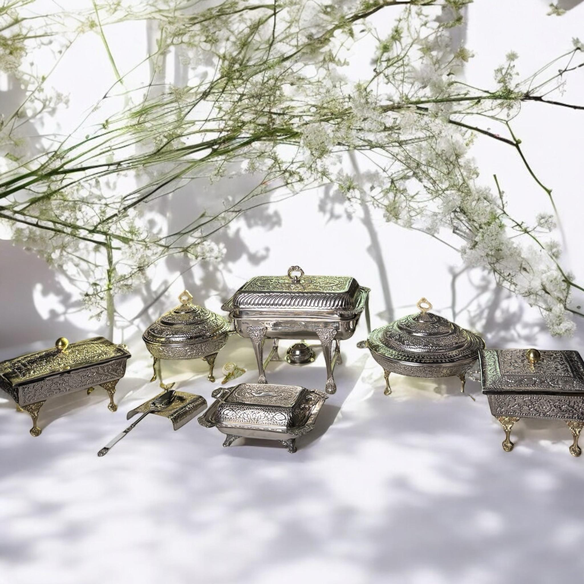 photoroom_20250323_120710 Silver serveware set of 7 - Image 1