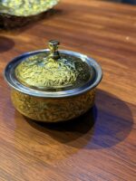 Mini handi dip platter silver brass combo - Image 2