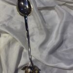 Large spoon silver brass