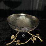 Grand butterfly bowl silver