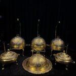Brass dawat set 6 pcs