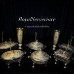 Set of 6 cutwork dishes