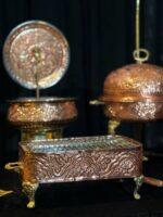 Small copper chafing dishes set - Image 3
