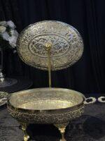 Small ov cutwork dish