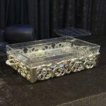 Silver rectangular dish